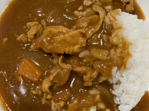 バレンタインにチョコレート入りカレー